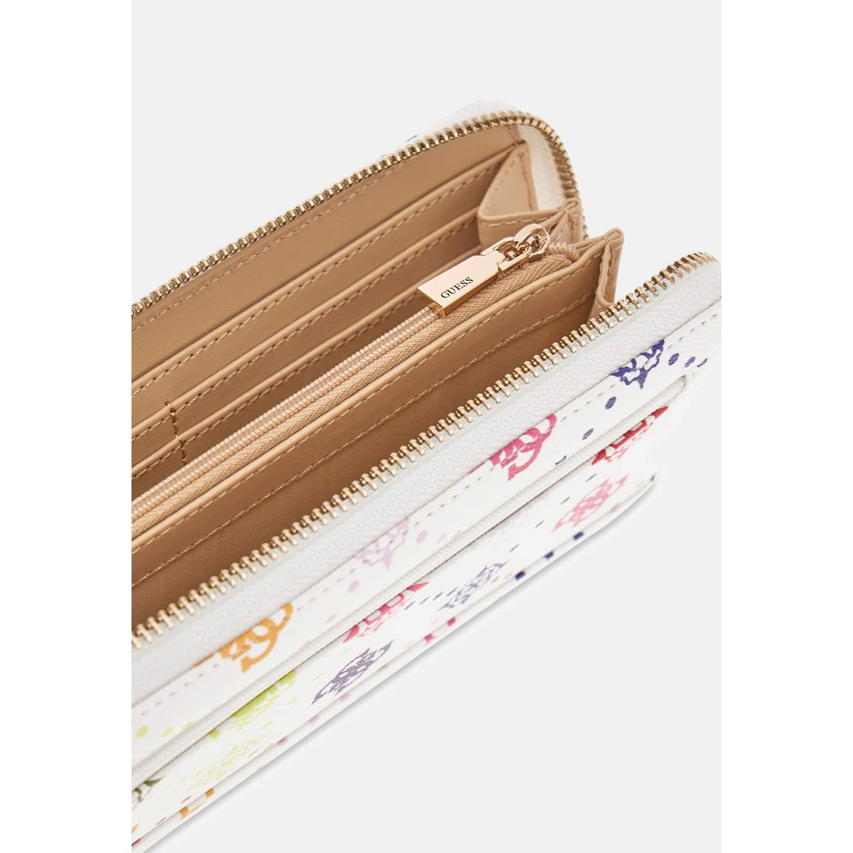 Portefeuille Emelie Logo fantaisie multicolore, GUESS