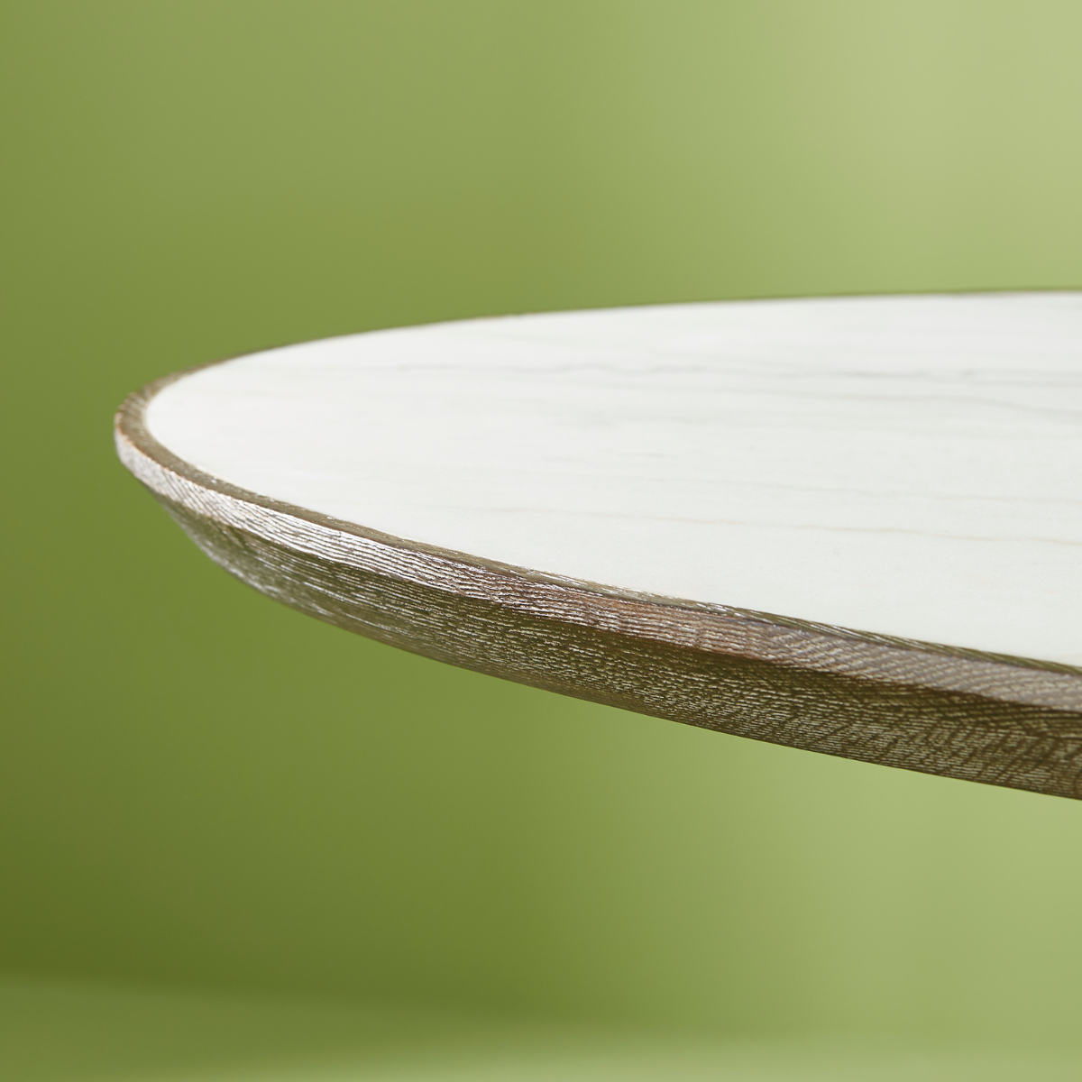 Table de salle à manger ovale en marbre blanc L180 cm - TULIPE blanc, SIGNATURE