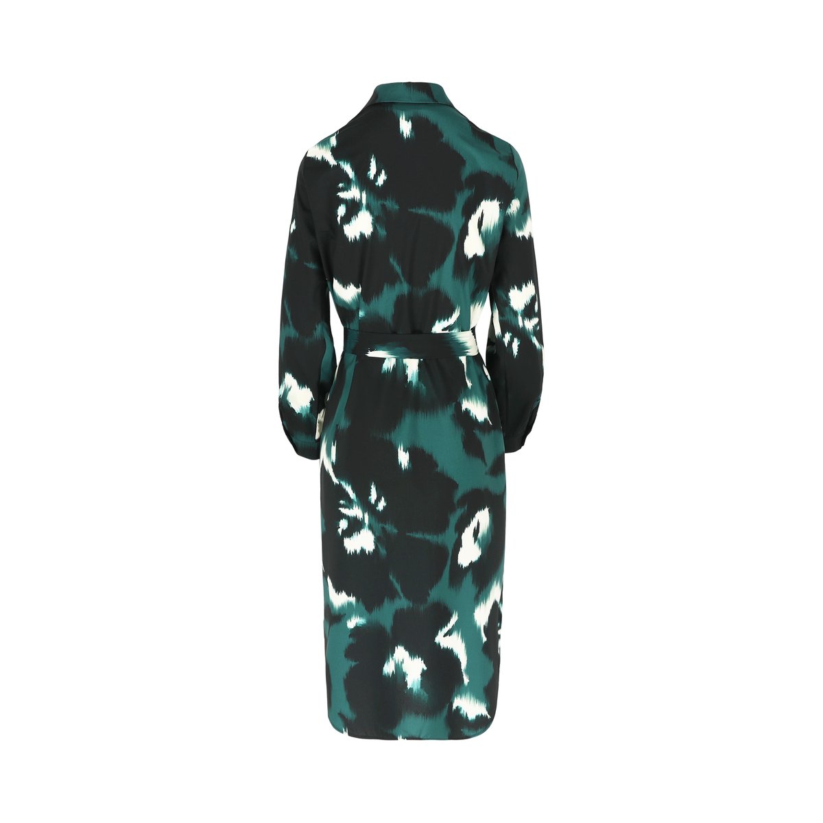 Robe-chemise à imprimé flou noir, LOLALIZA
