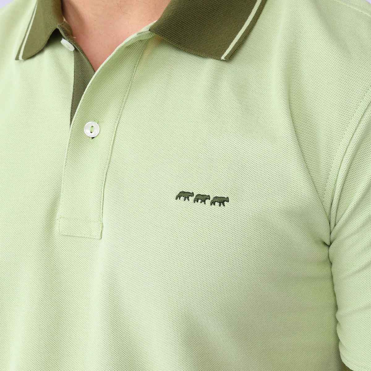 Polo Émilio vert clair, MISE AU GREEN