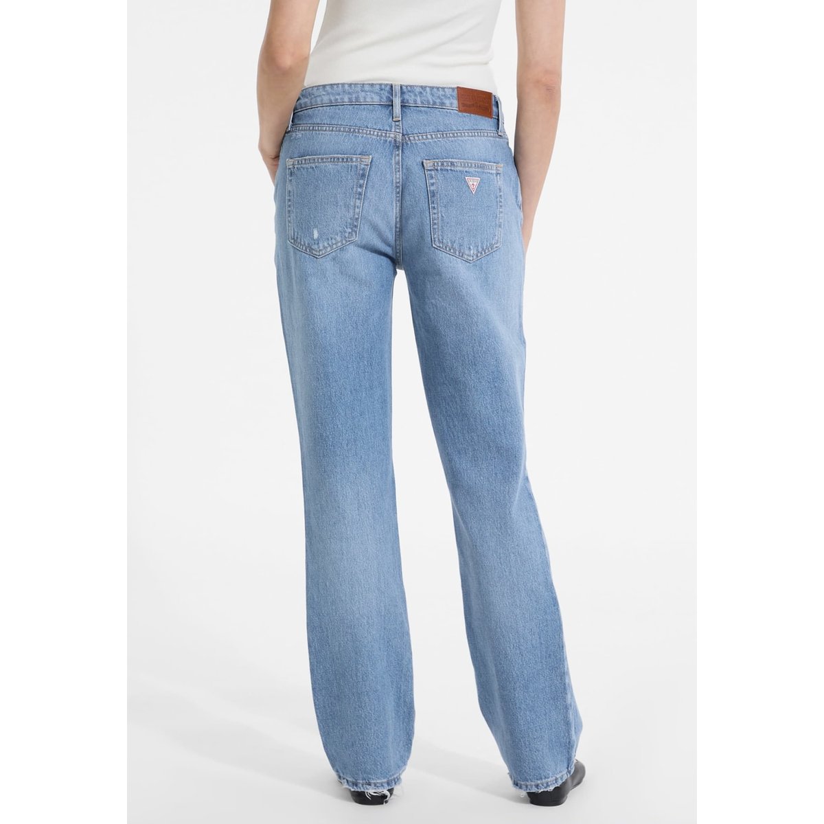 Jean Droit Taille Moyenne G08 bleu ciel, GUESS JEANS