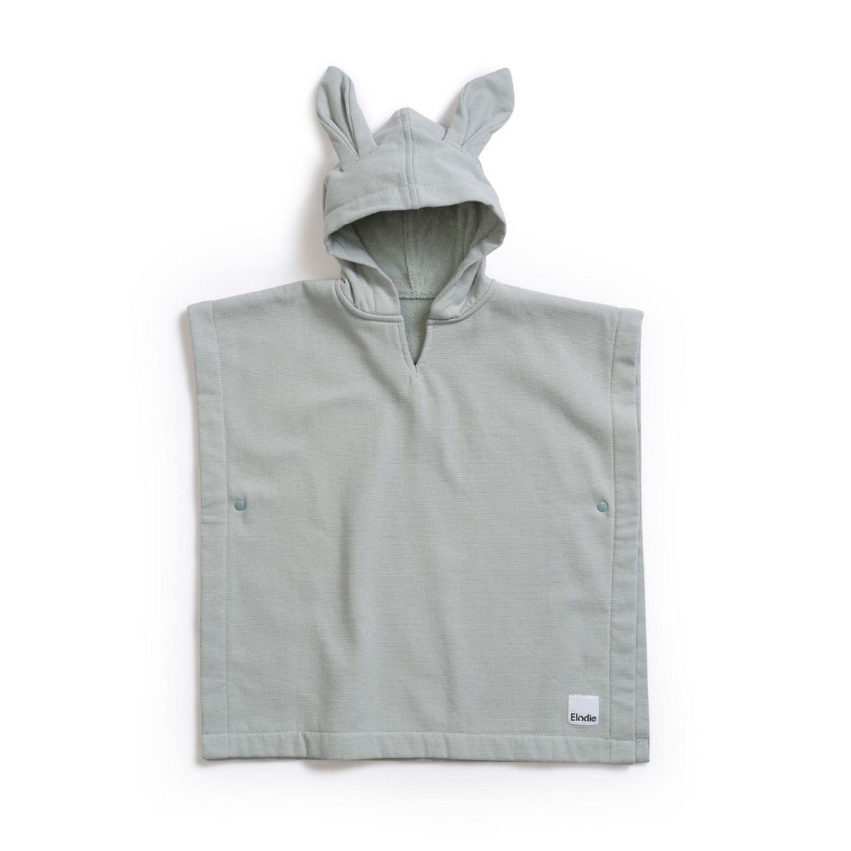 Poncho de bain bébé Mineral Green couleur unique, ELODIE DETAILS