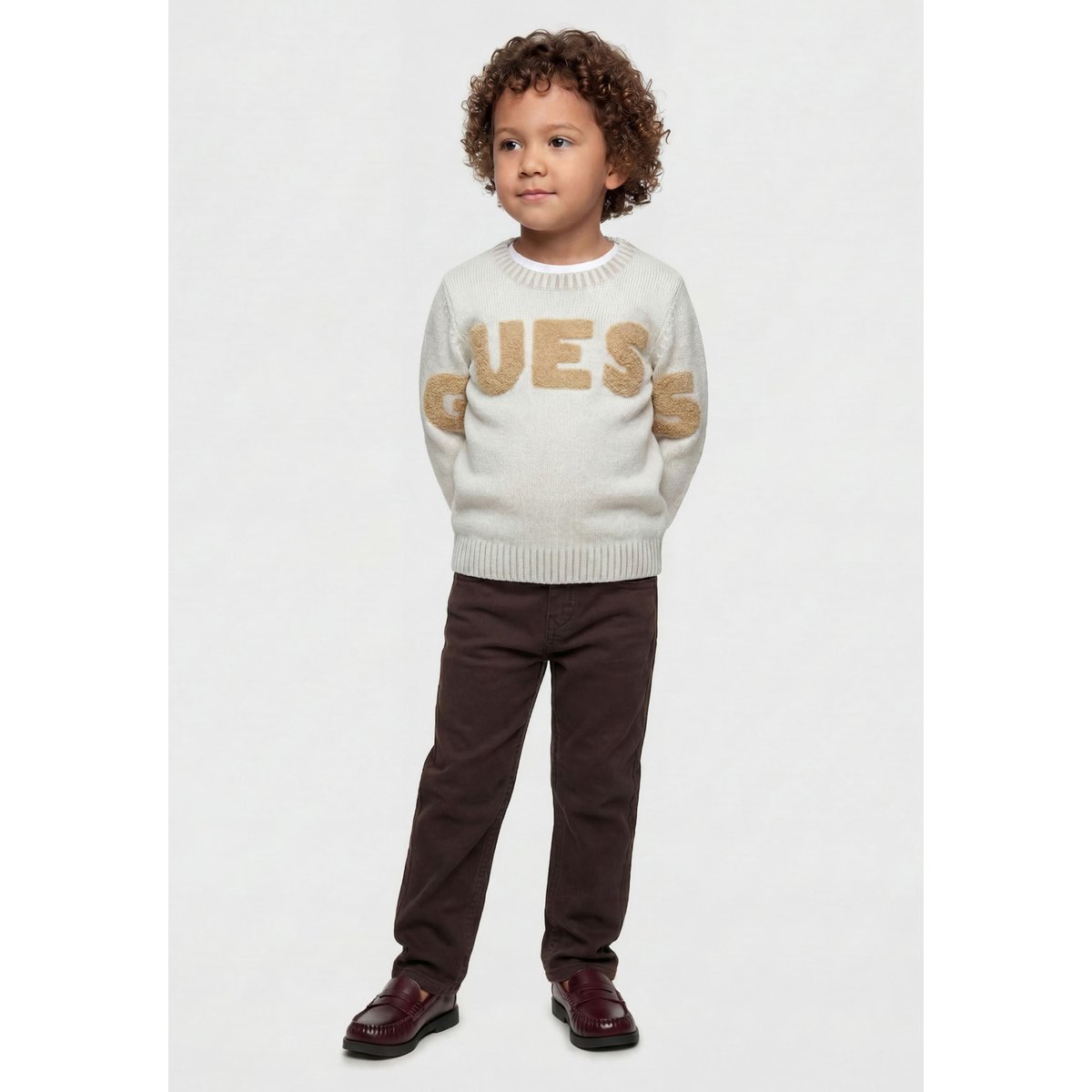 Sweat À Logo crème, GUESS KIDS