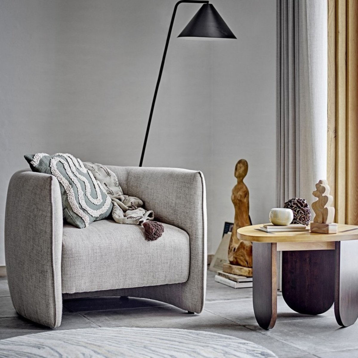 Table basse design bois  Cilas bois clair, BLOOMINGVILLE