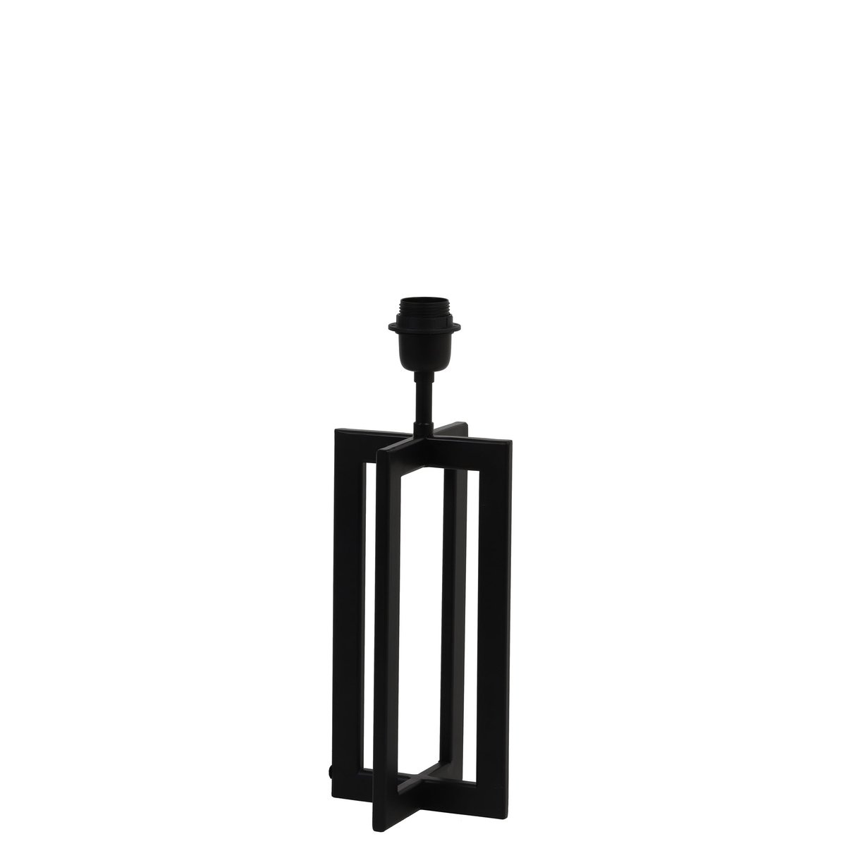 Base De La Lampe Métal MACE noir mat, LIGHT & LIVING 