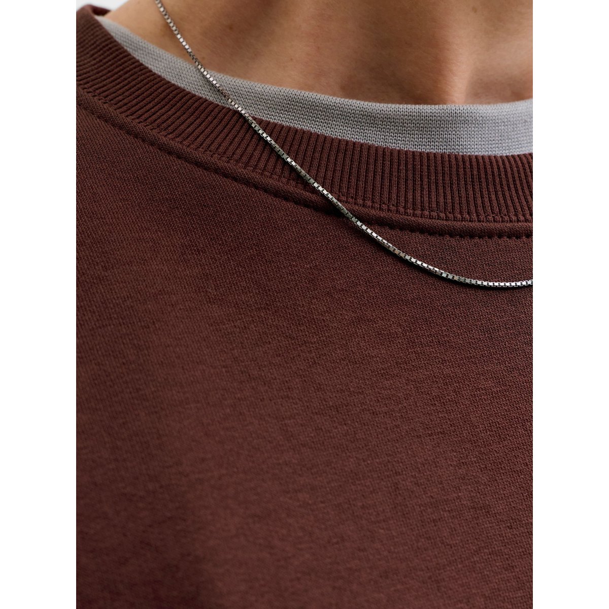 Sweat-Shirt bitter chocolate, JACK & JONES