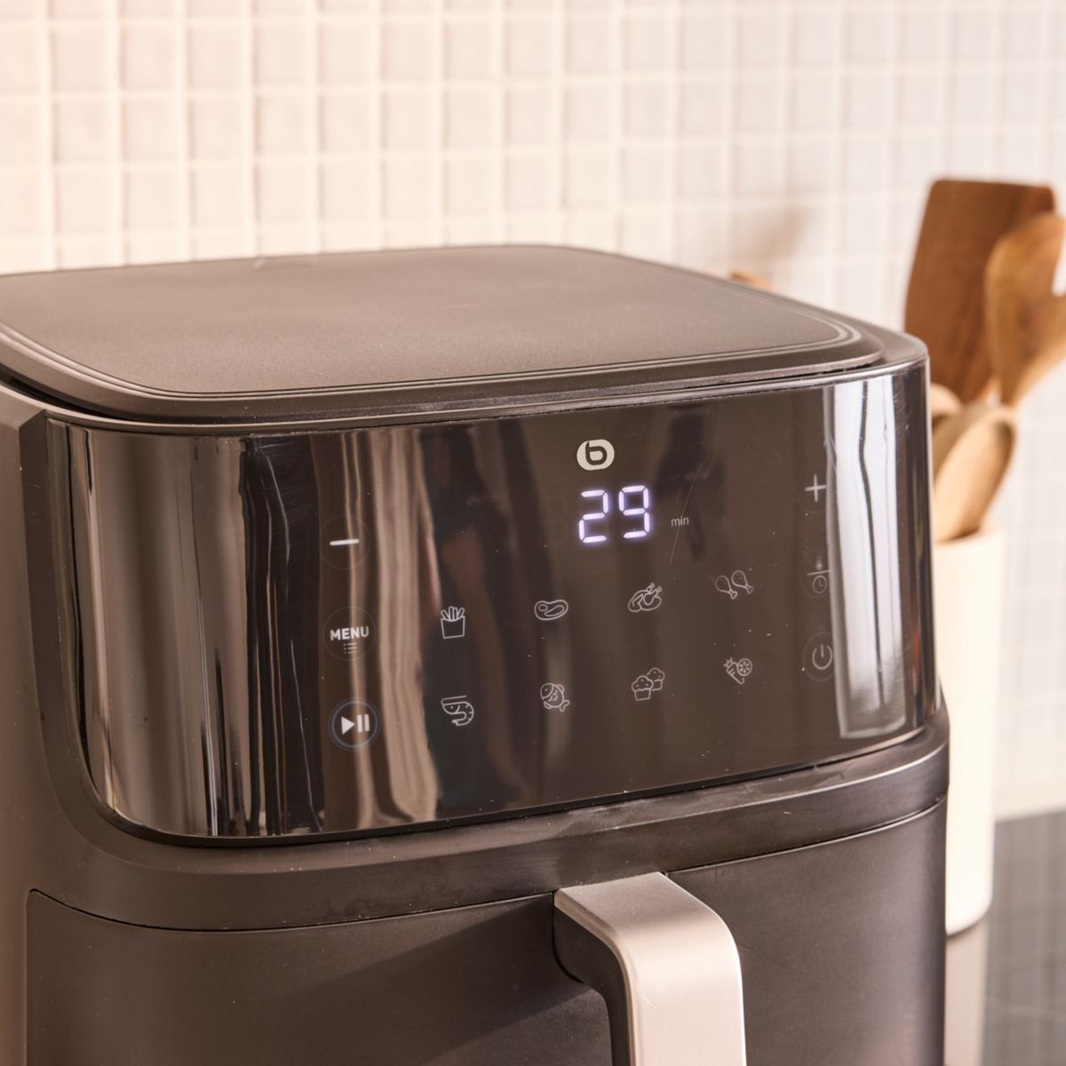 Friteuse sans huile EAF4 Dual heat 7.6L couleur unique, ESSENTIEL B