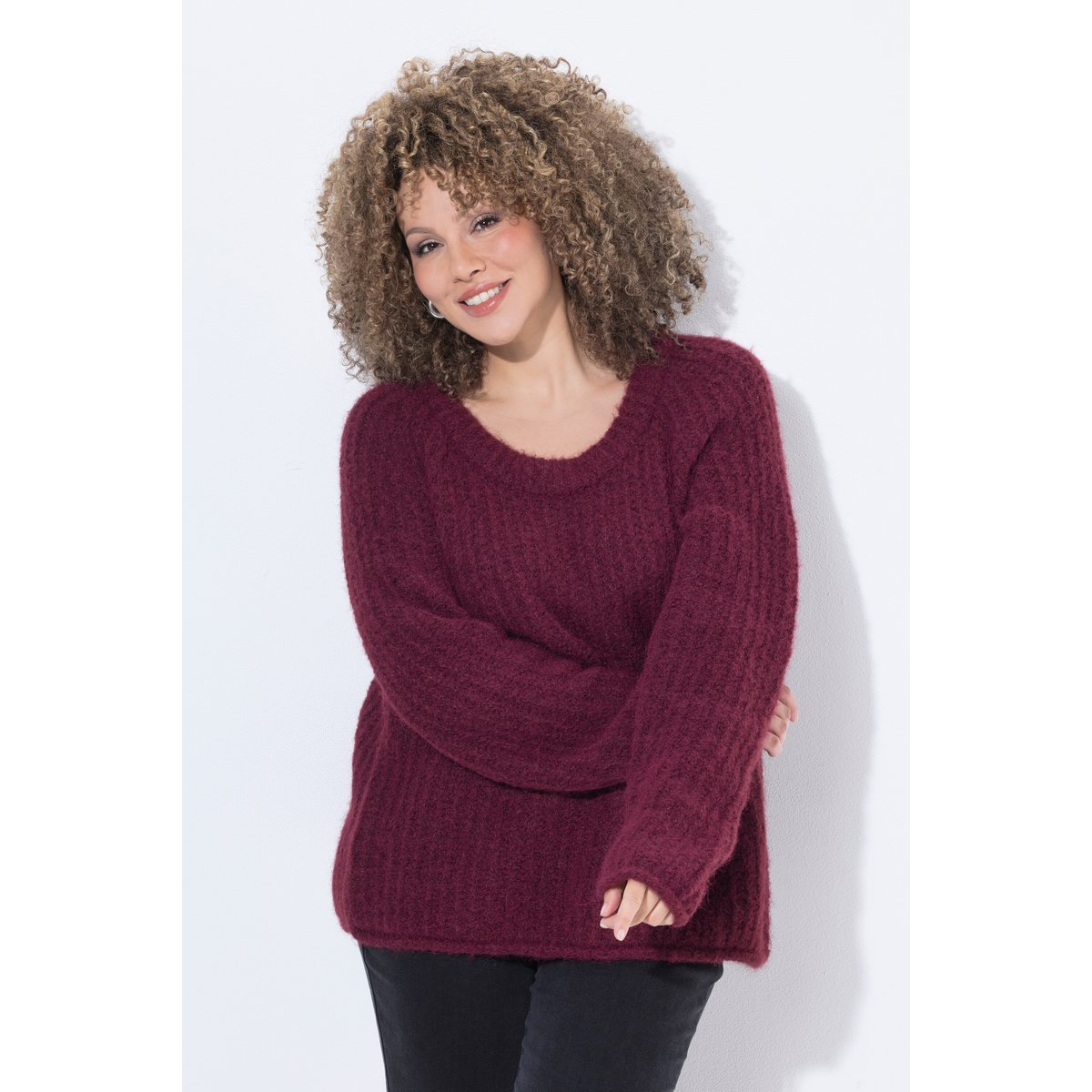 Pull bords roulottés baies foncé, ULLA POPKEN