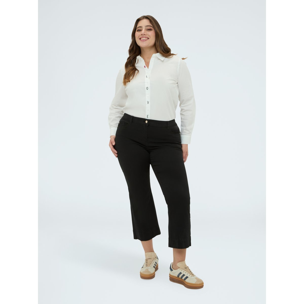 Pantalon Kick Flare noir, FIORELLA RUBINO