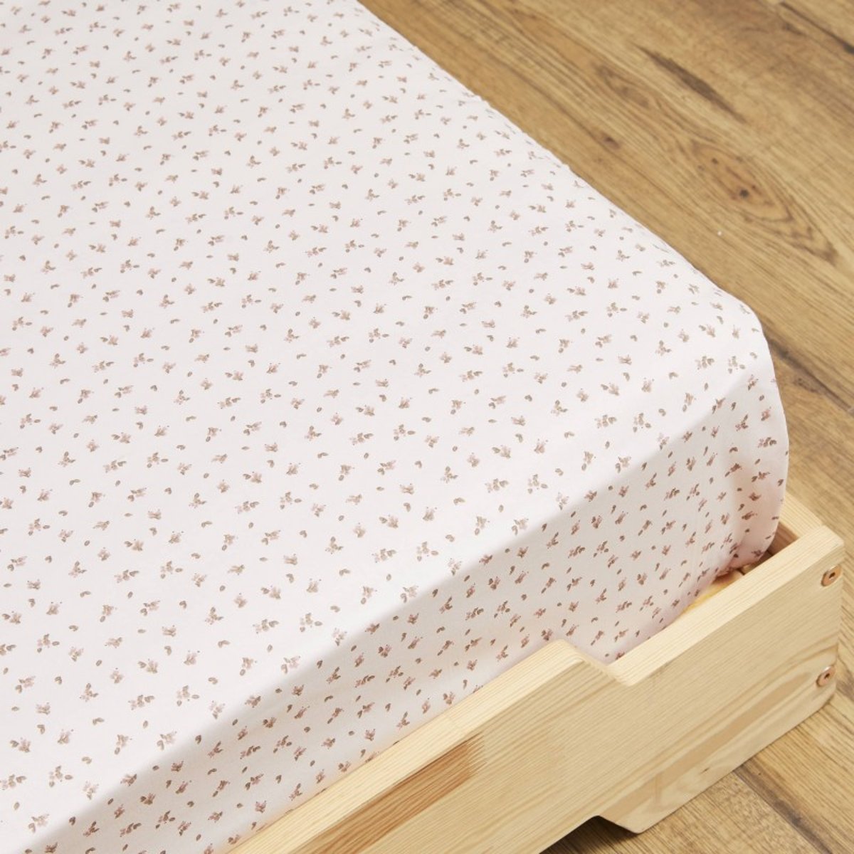 Drap housse Maya rose, LES MATELAS DE MORPHEE