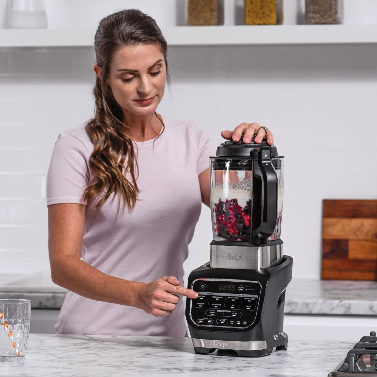 Blender chauffant Foodi 2-en-1 HB150EU couleur unique, NINJA