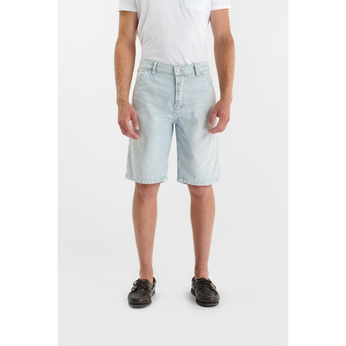 Bermuda short en jeans KUREL2 blue / white, LE TEMPS DES CERISES