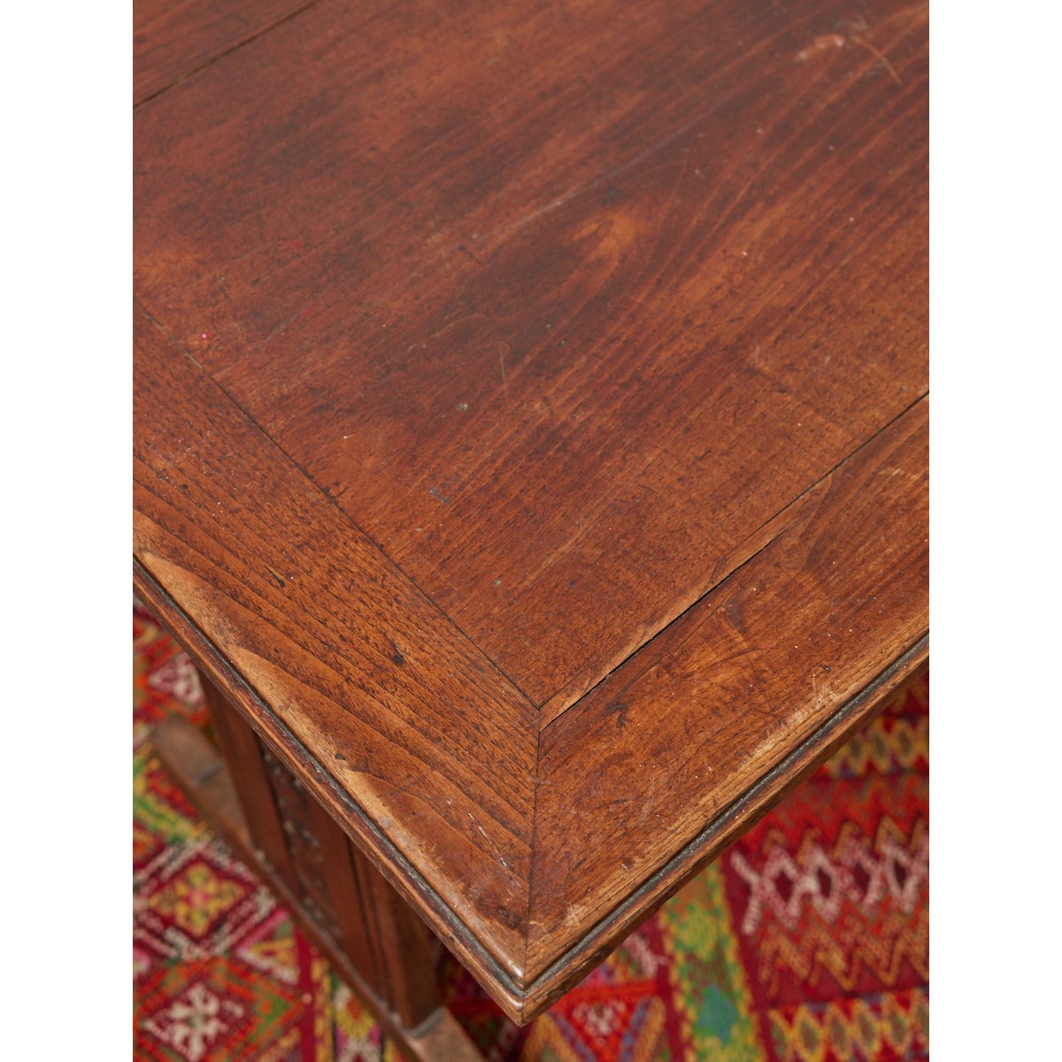 Table à manger bistro Art déco Denise N°1188 - Bon état bois foncé, DEBONGOUT