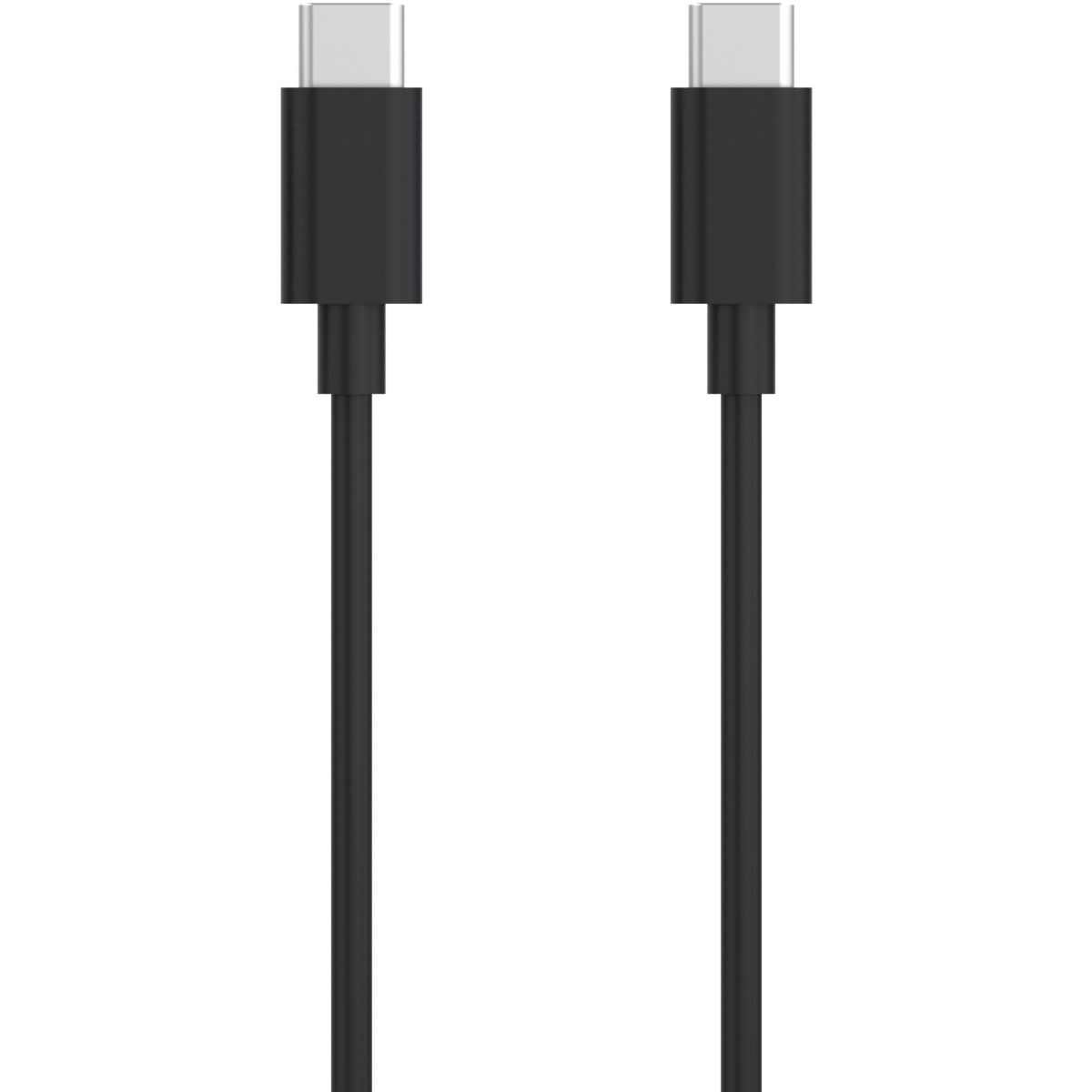 Câble USB C vers USB-C 90cm Noir couleur unique, LISTO