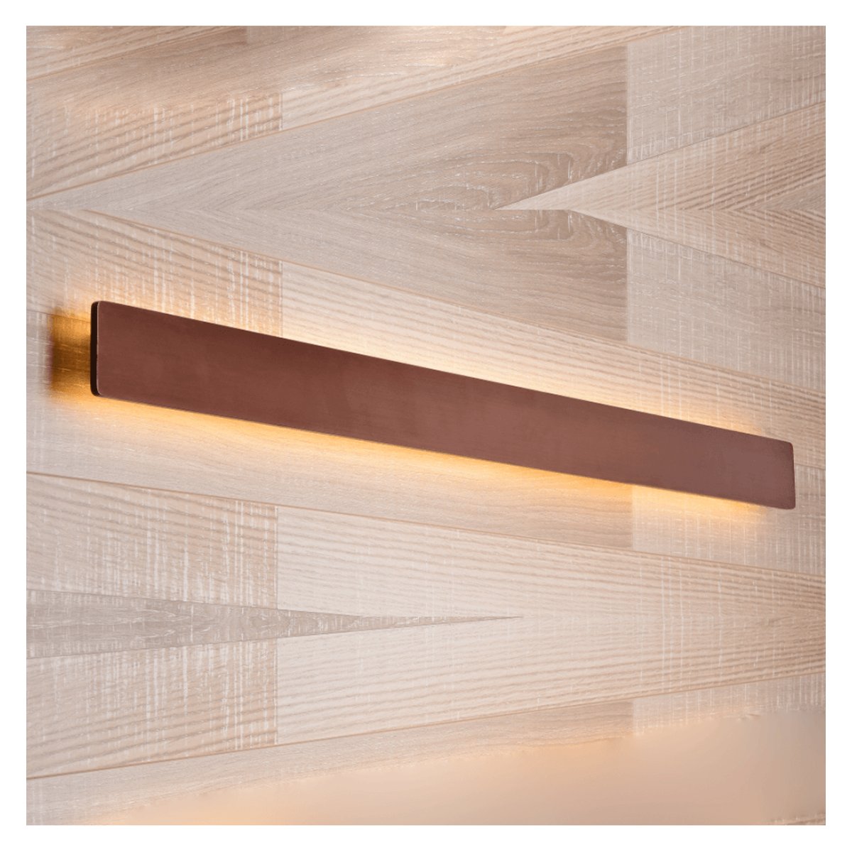 Très longue applique murale design - ENERGY cuivre, KOSILUM