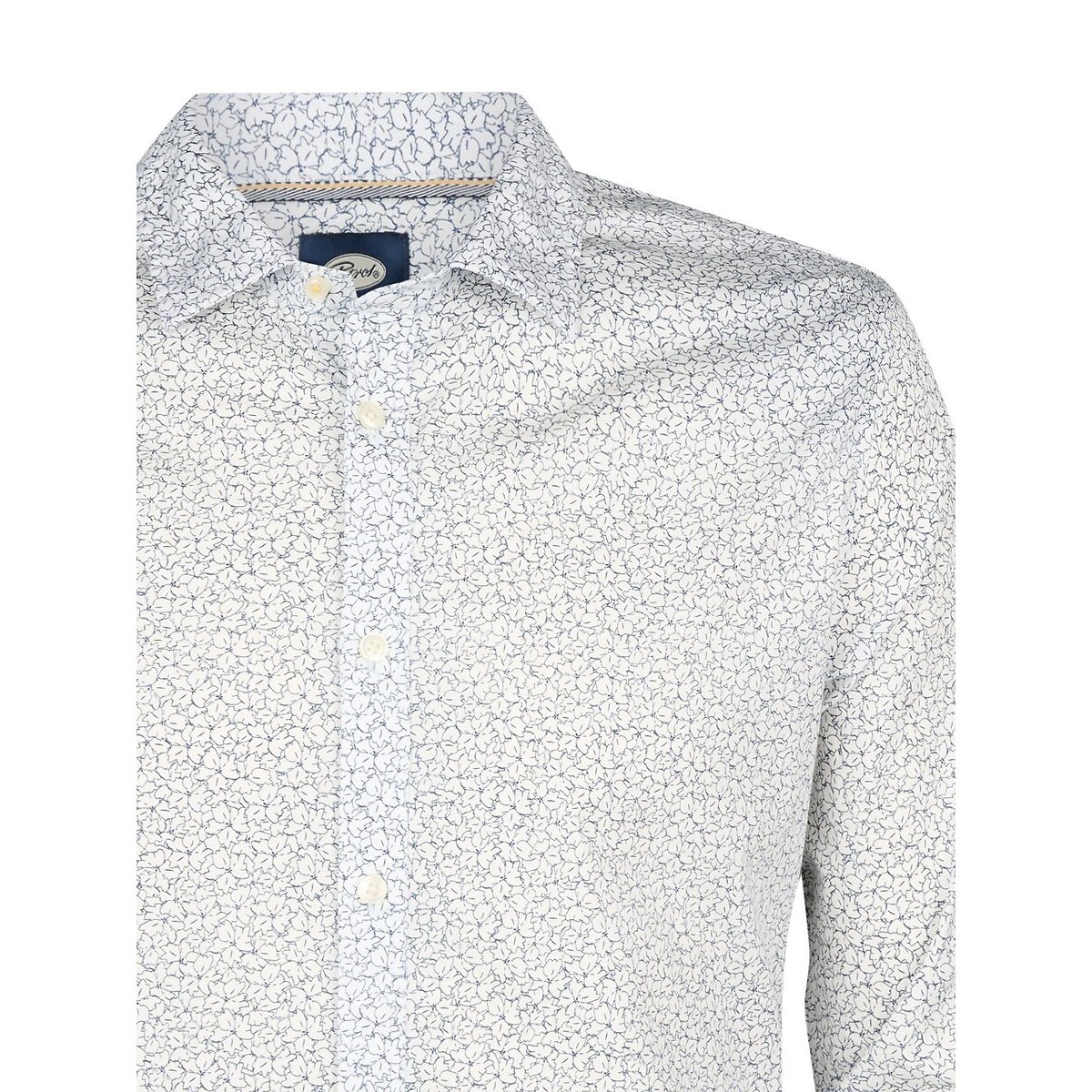 Printed Regular Fit Shirt chalk, PETROL INDUSTRIES