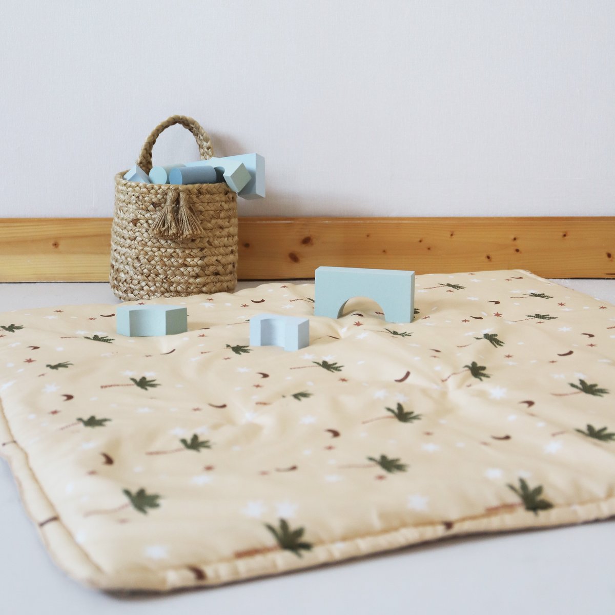 Tapis de repos bébé imprimé JAIPURY multicolore, NATTIOT