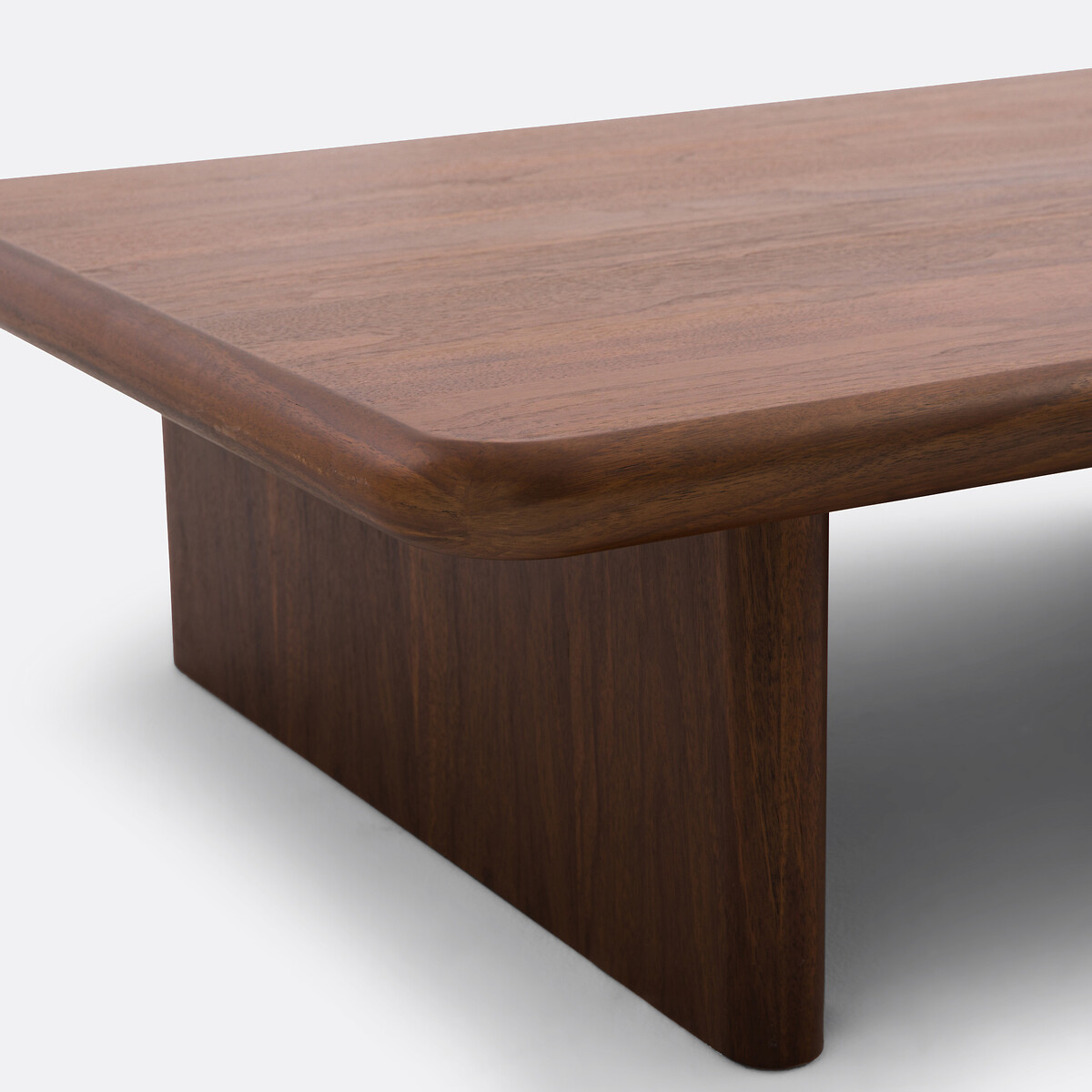 Salontafel in fineer notenhout, Curva notenhoutkleur, LA REDOUTE INTERIEURS