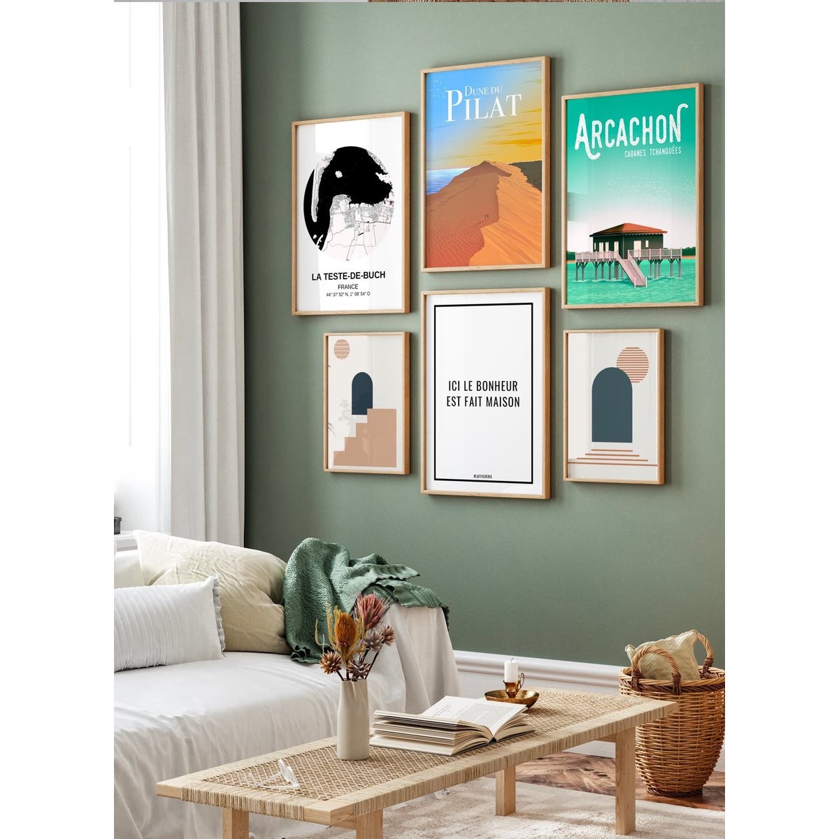 Affiche Dune du Pilat blanc, L'AFFICHERIE
