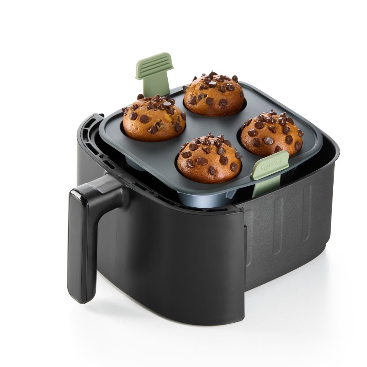 Moule airfryer 4 muffins 20 x 20 cm gris, LEKUE