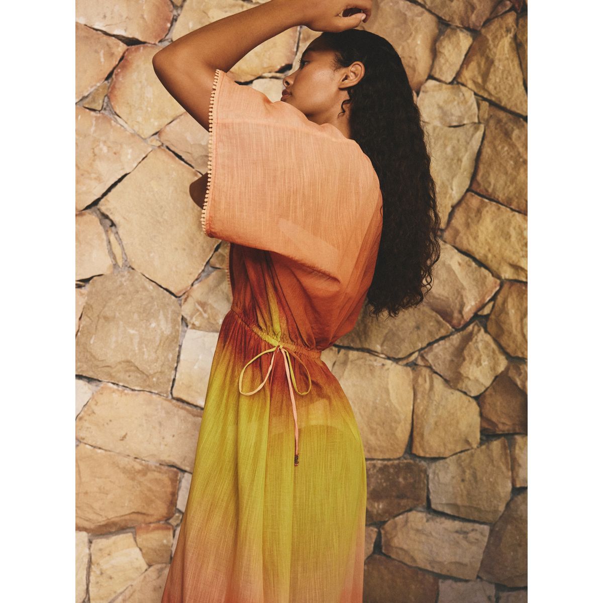 Maxi kaftan multi ombre, NEXT