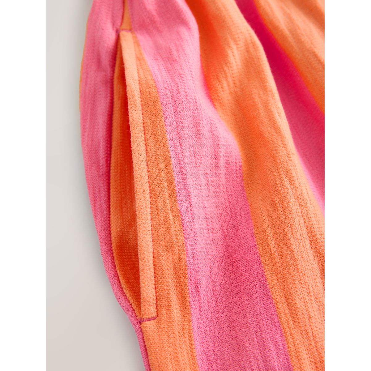 Combi-short sans manches en coton à nouer rose/orange rayé, NEXT