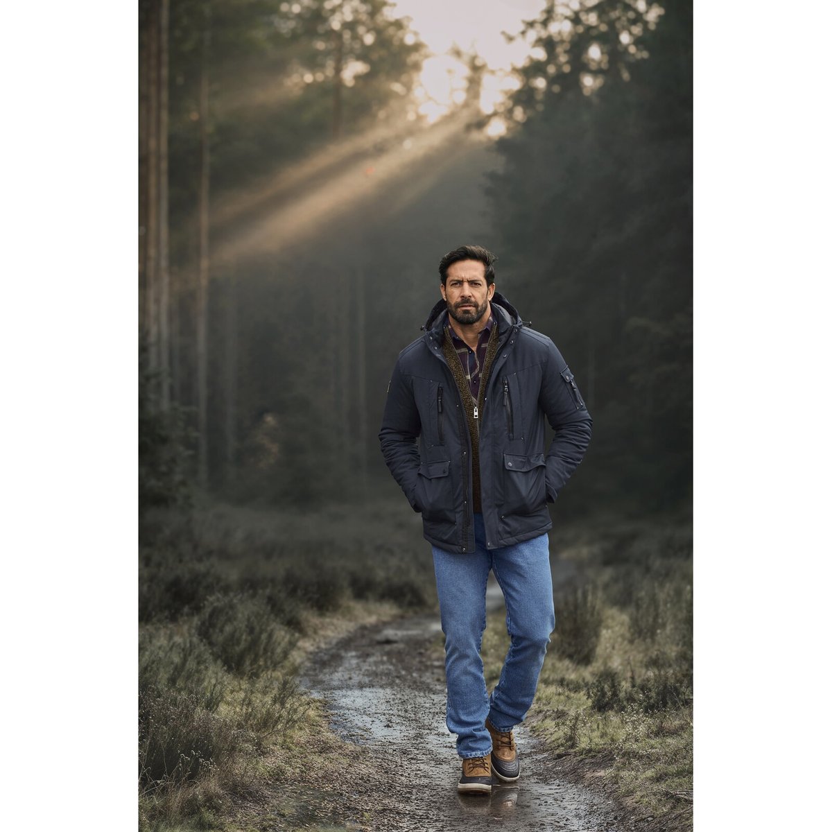 Veste outdoor FINNLUND bleu foncé, JAN VANDERSTORM