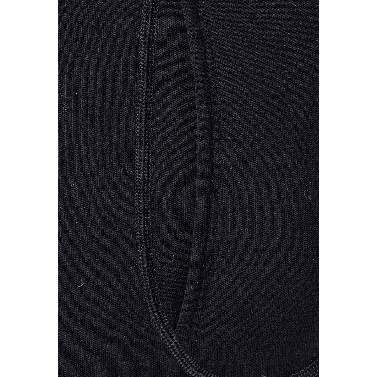Caleçon ouvert Thermolactyl, molleton gratté - Standard noir, DAMART