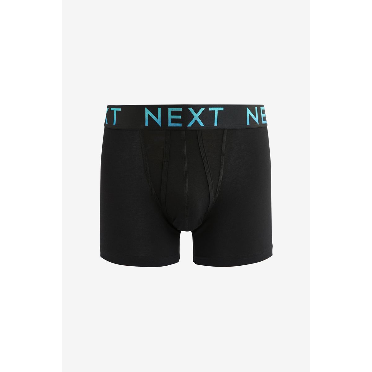 Boxers ouverture sur le devant, lot de 10 ceintures noires à texte ombré brillant, NEXT