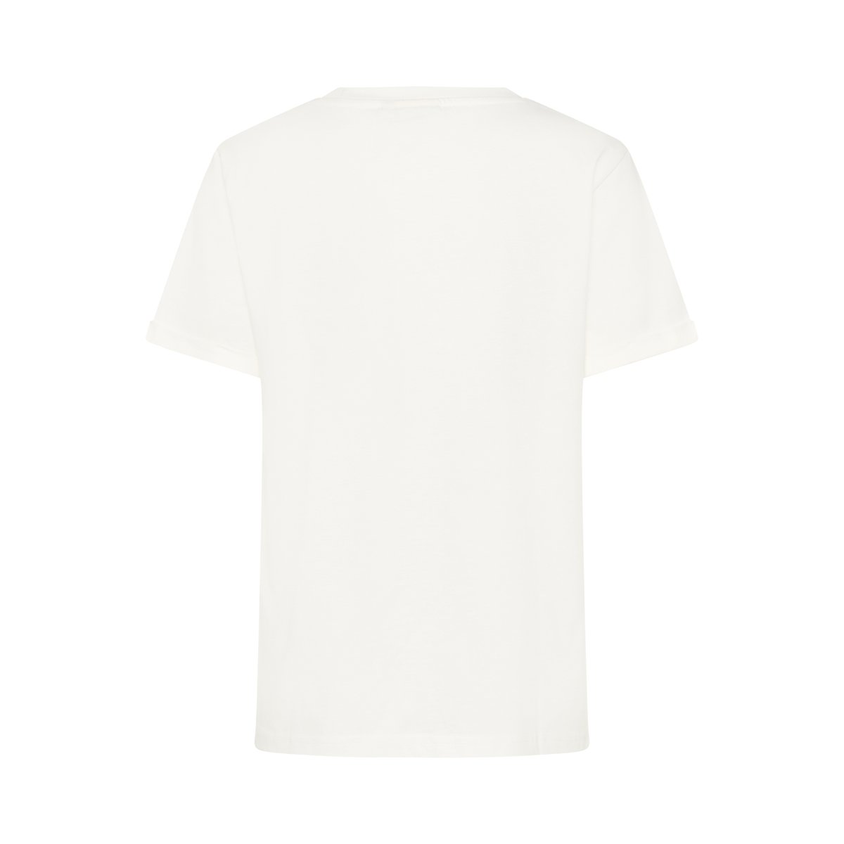 T-shirt à manches courtes blanc chalk w. silver heart, KAFFE