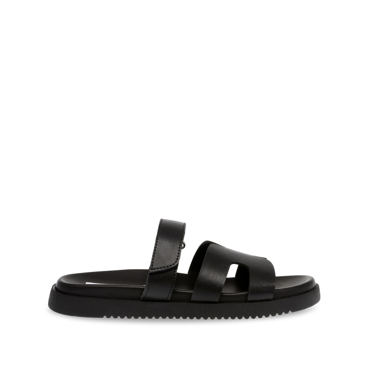 Missile Leather Flat Mules black, STEVE MADDEN