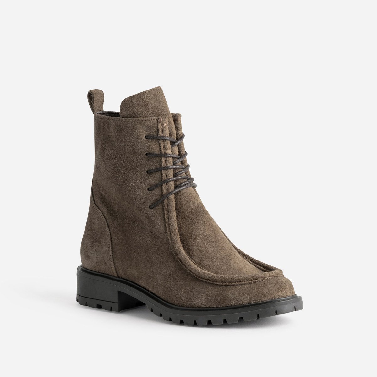 Boots en cuir LUCIANA taupe, ERAM