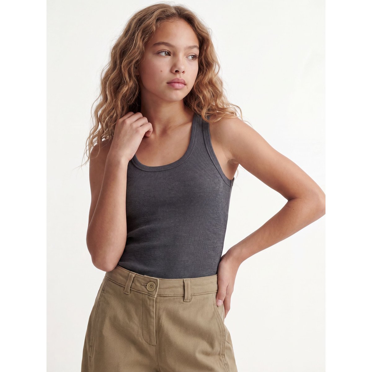 Débardeur dark grey melange, JJXX