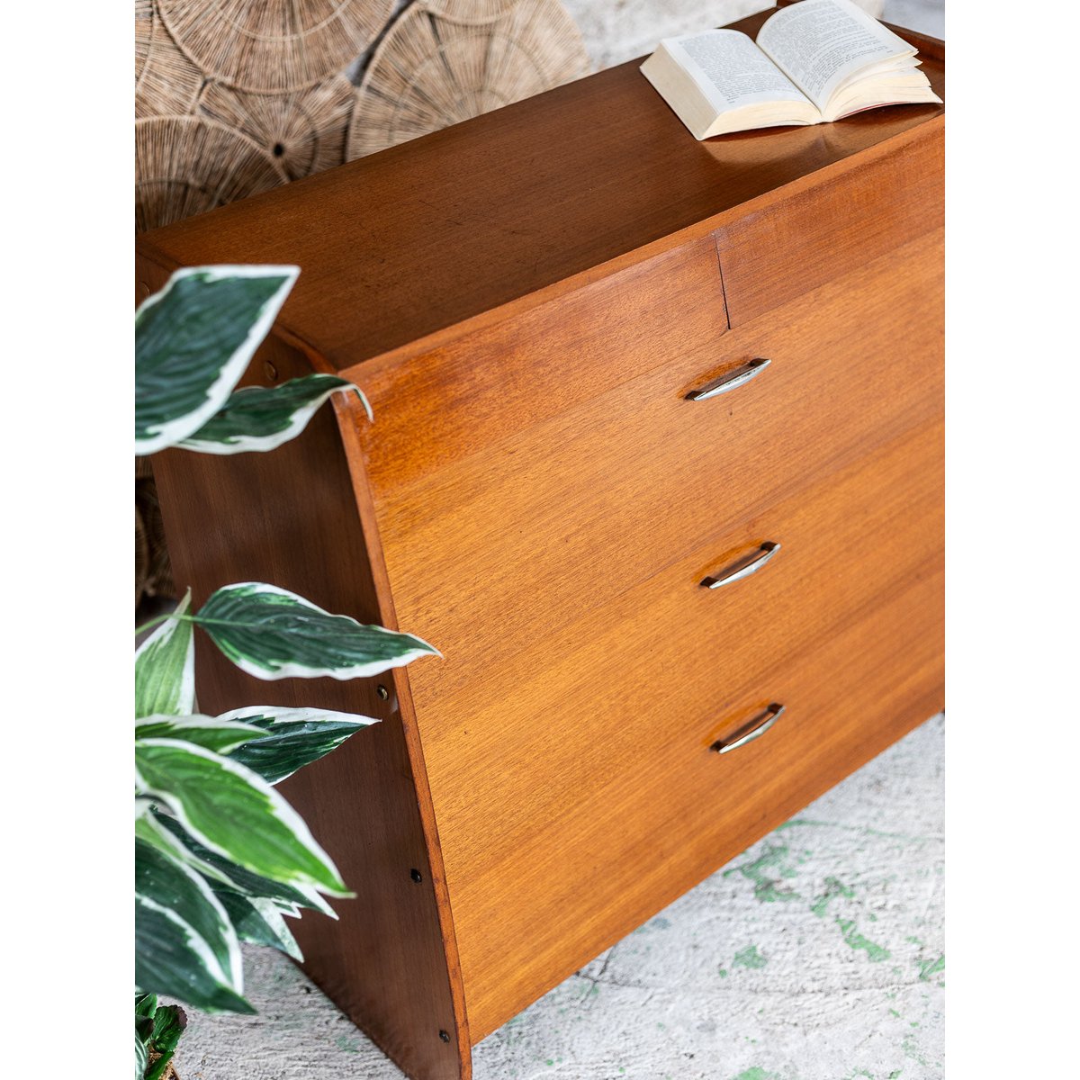 Buffet en bois Gustave N°1645 - Bon état argenté, DEBONGOUT