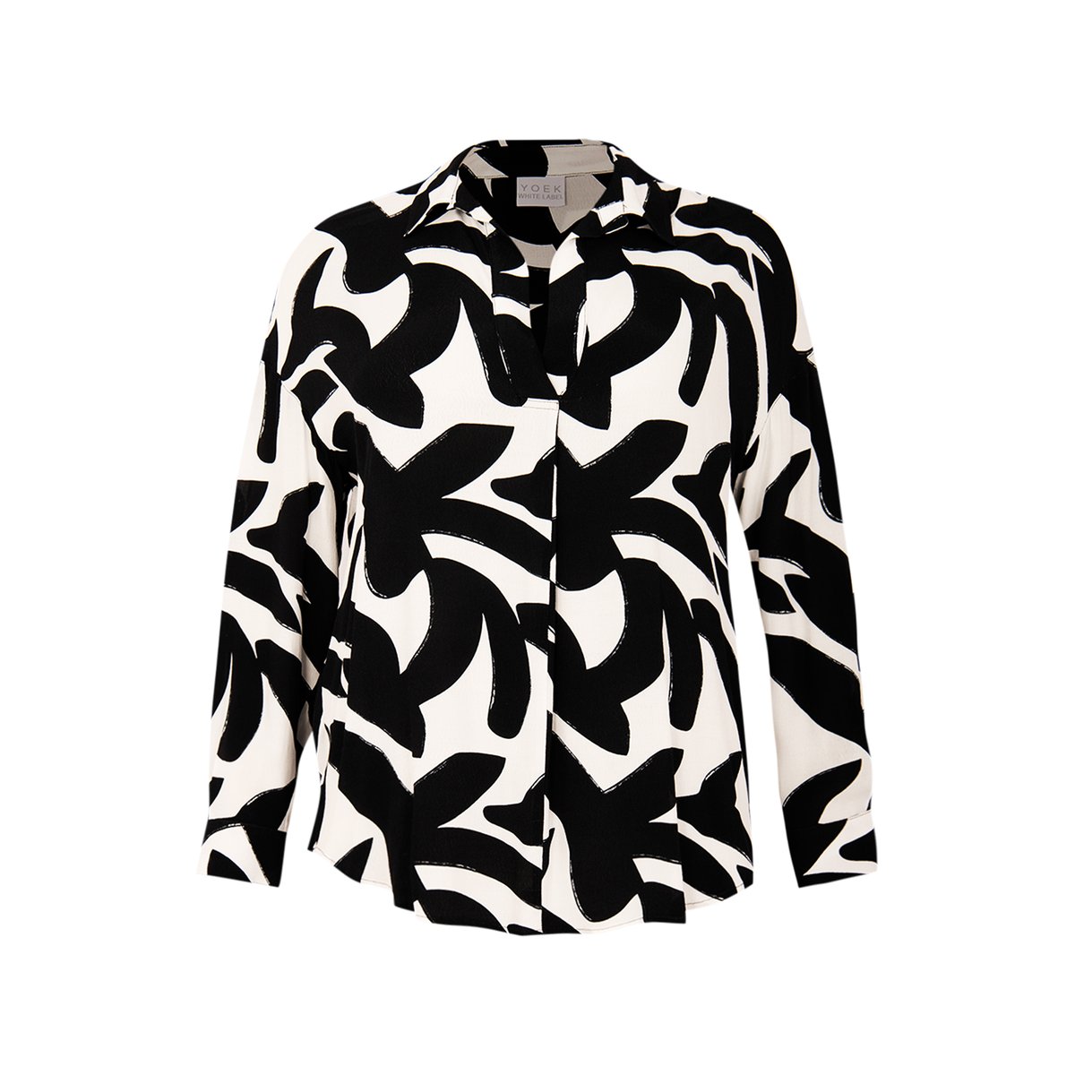 Chemise imprimé / imprimée blanc, YOEK