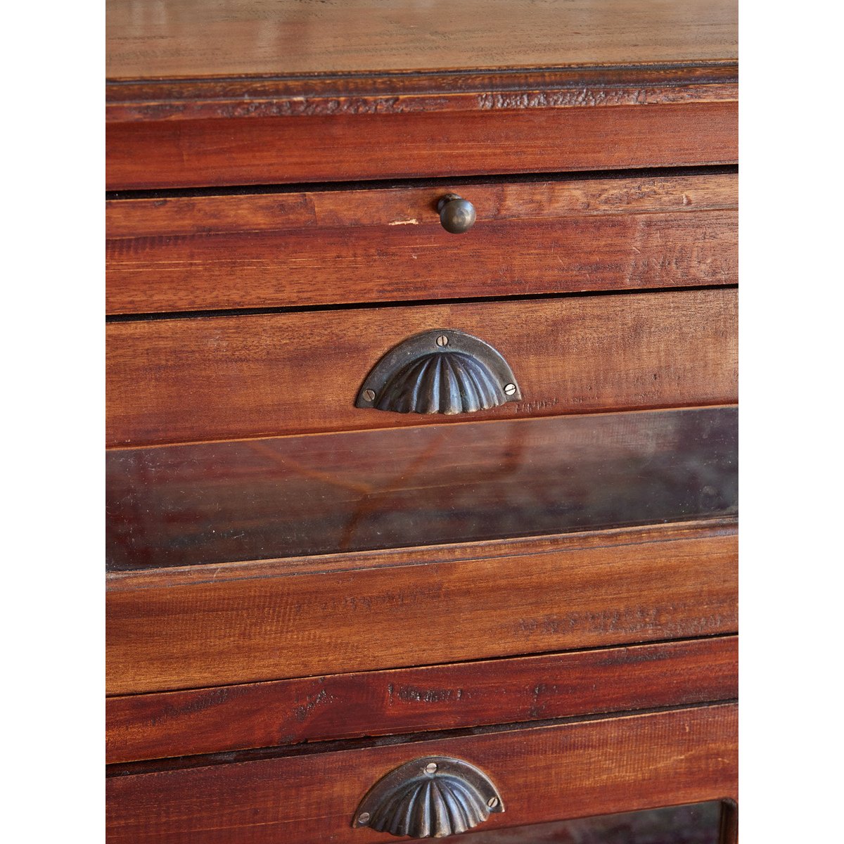 Commode en bois Garance N°634 - Bon état bois foncé, DEBONGOUT