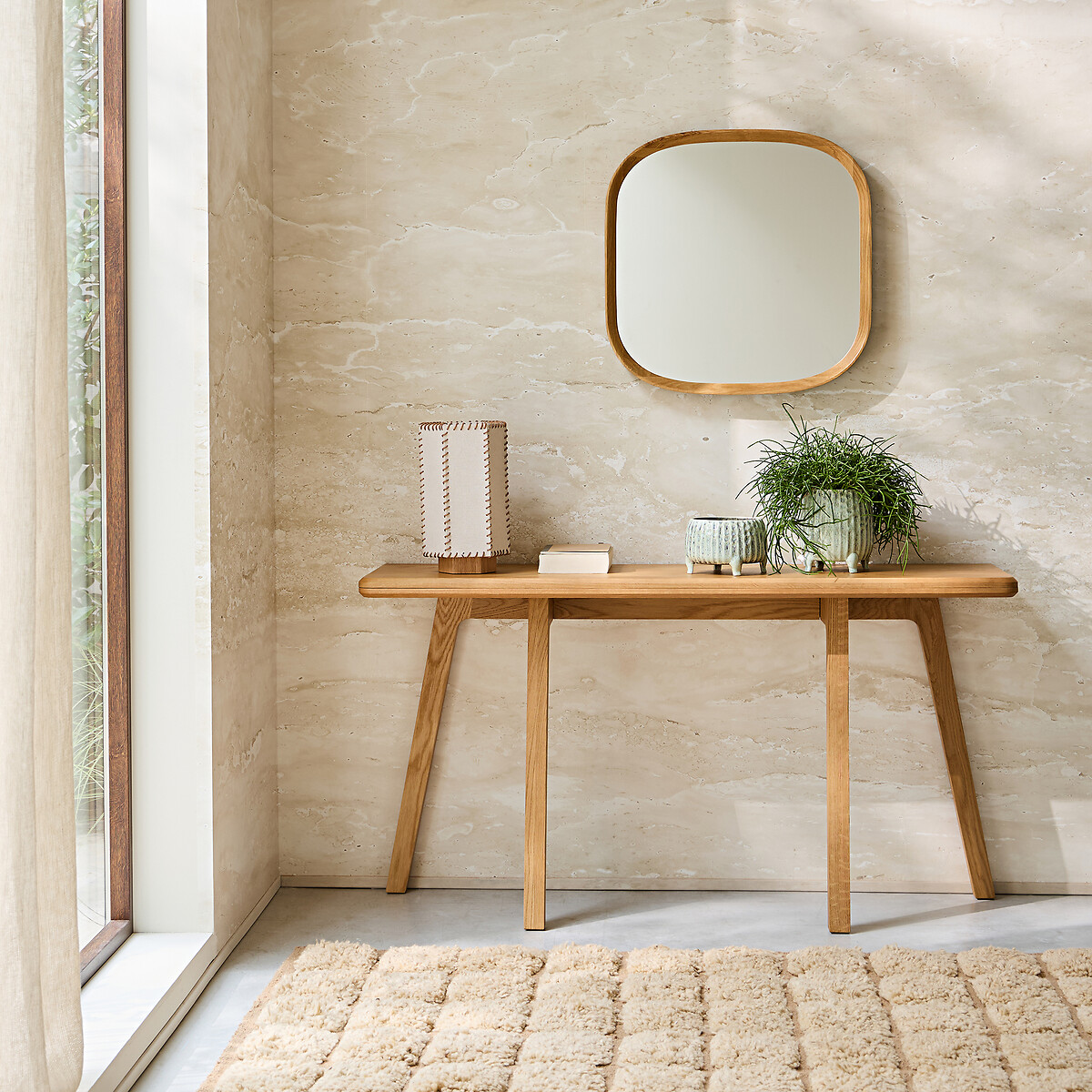 Diletta Console Table, L140cm, Designed By Emmanuel Gallina oak, AM.PM X EMMANUEL GALLINA