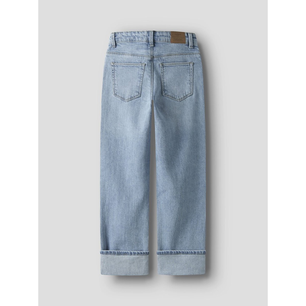 Jean droit, large bleu denim clair, NAME IT