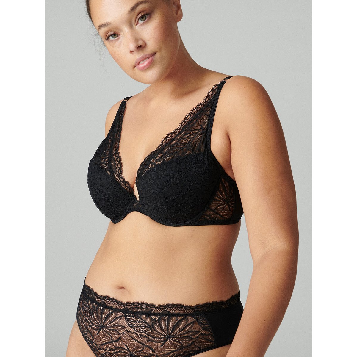 Soutien-gorge push-up triangle, EXOTICA noir, SIMONE PERELE