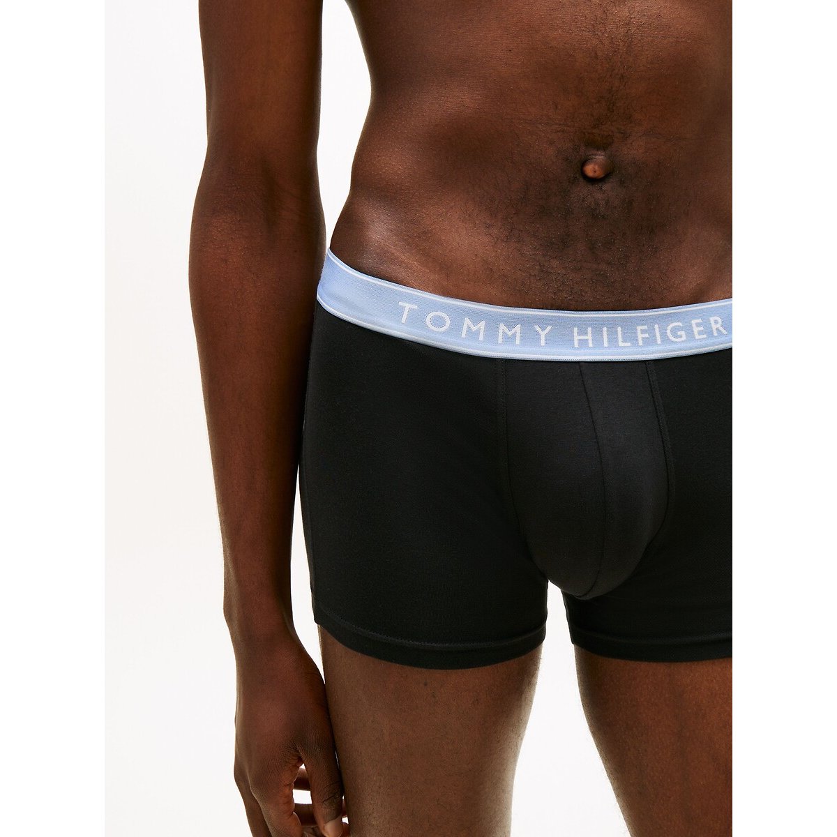 Set van 3 boxershorts Everyday Essentials zwart + multicolor ceintuur, TOMMY HILFIGER