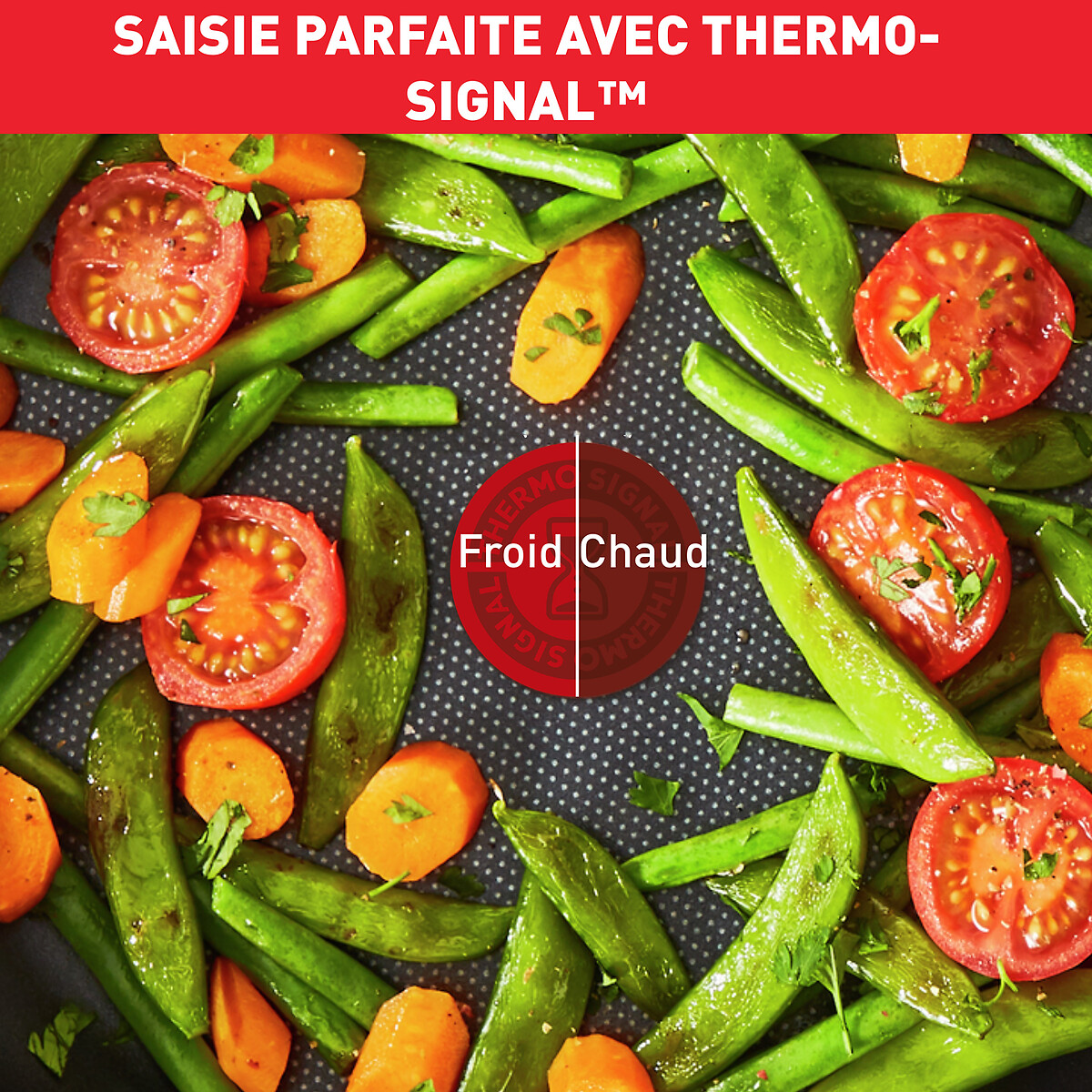 6 pièces Intensium E589S617 noir, TEFAL