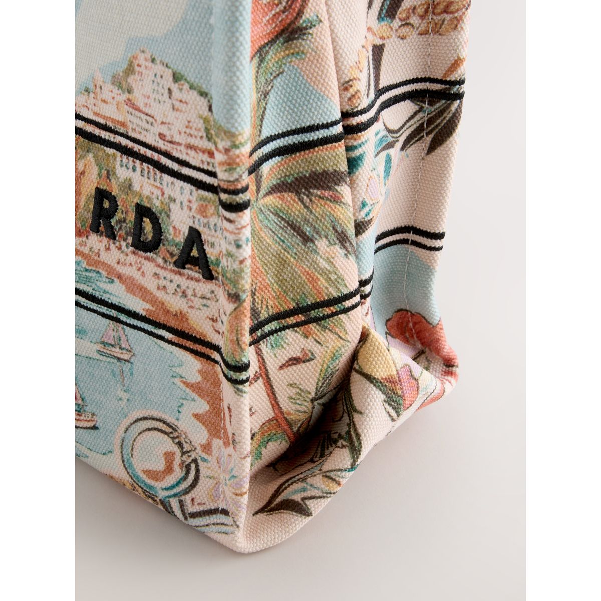 Sac à bandoulière effet raphia imprimé fleuri, NEXT