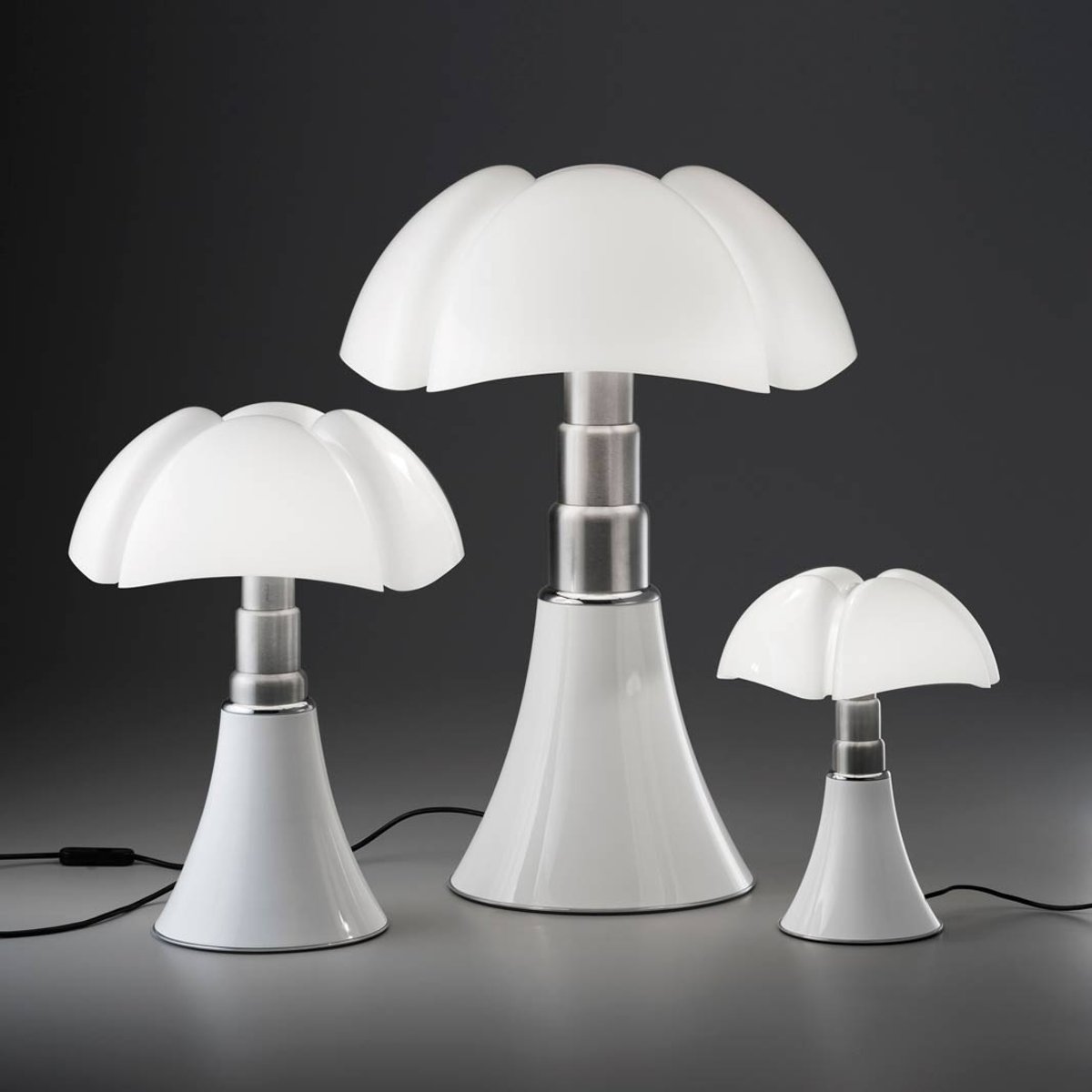 Lampe Medium PIPISTRELLO blanc, MARTINELLI LUCE
