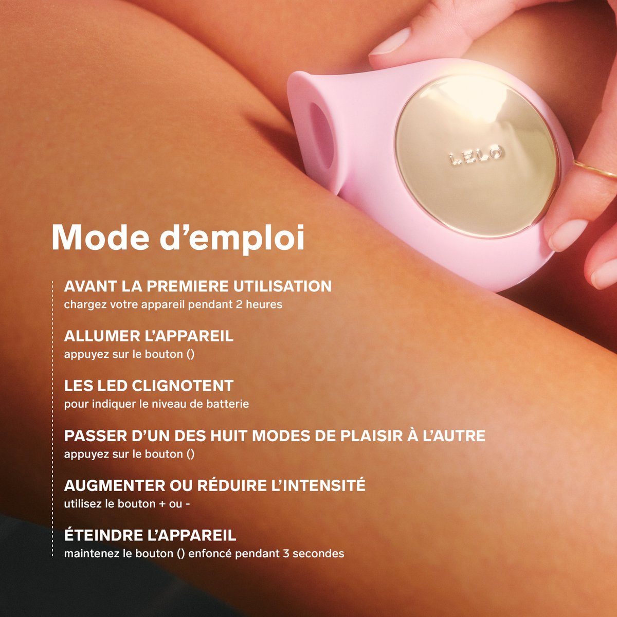 Stimulateur Clitoridien Sonique, SILA aqua, LELO