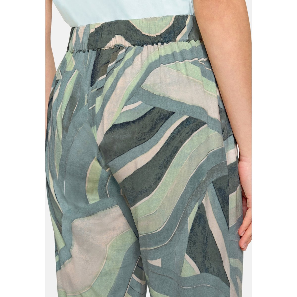 Pantalon à enfiler à poches extérieures mint/green, BETTY BARCLAY