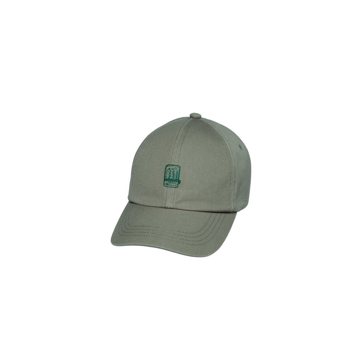 Cap en sergé de coton organique vert clair, MARC O’POLO DENIM