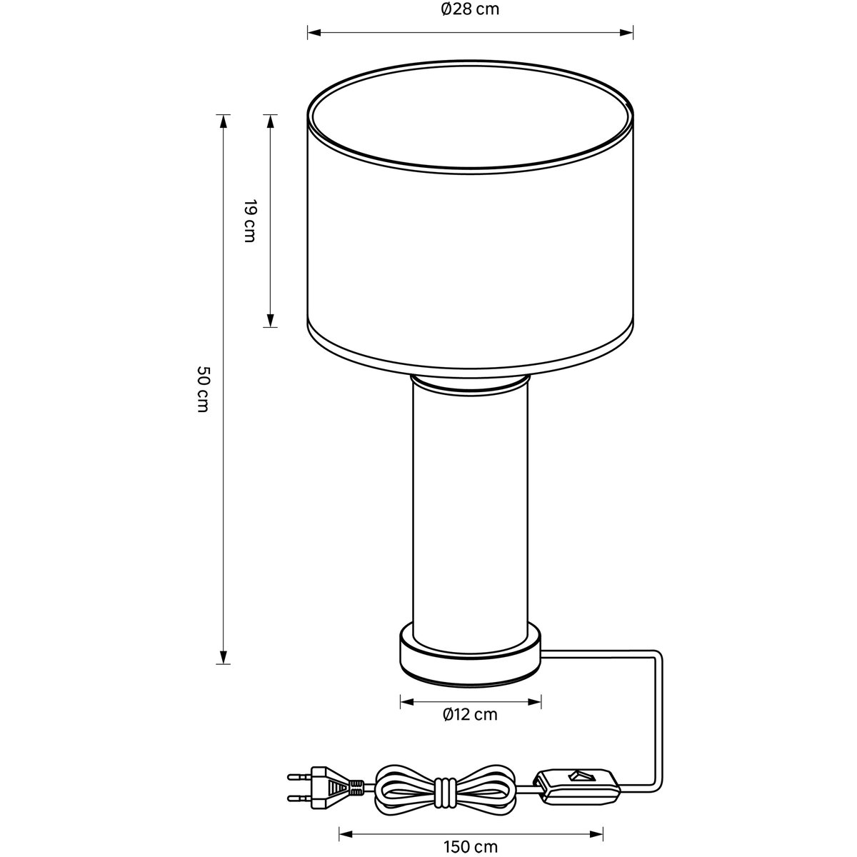Lampe en verre, MAMIO incolore / transparent, INSPIRE