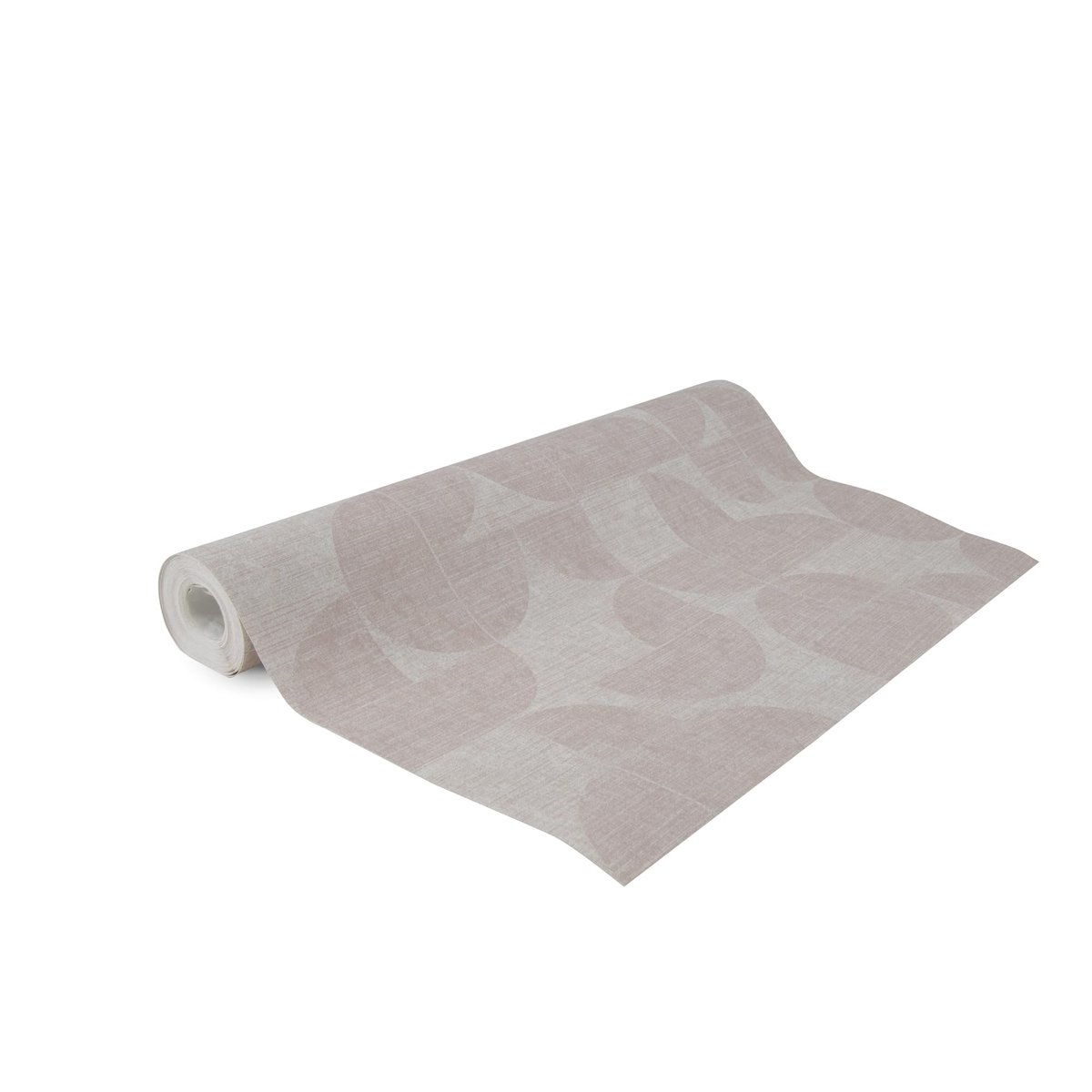Papier peint Quarts de cercle Livia doux rose poudré, BOUTIQUE