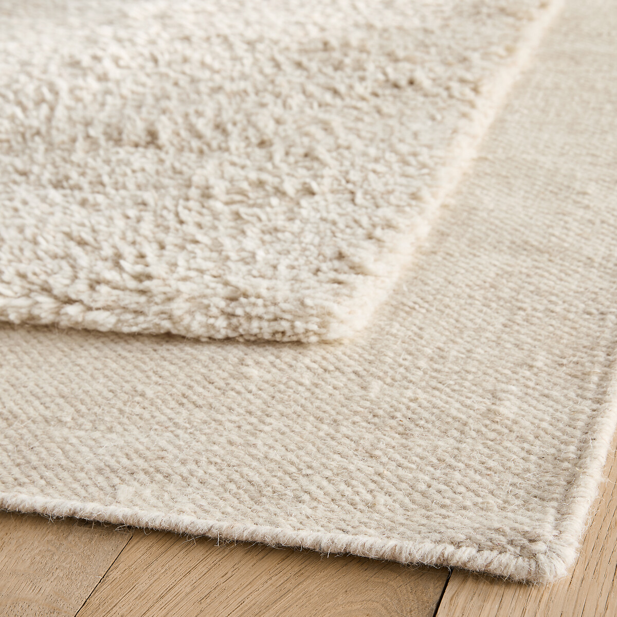 Edgi Wool Hand-Knotted Runner Rug chalk, AM.PM