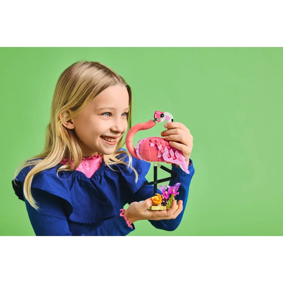 LEGO Creator Animaux Sauvages : Flamant Rose 3-en-1 (31170) - Jeu de Construction Créatif rose, LEGO